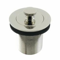 Made To Match DLT20PN 1-1/2-Inch Lift And Turn Tub Drain With 2-Inch Body Thread, Polished Nickel