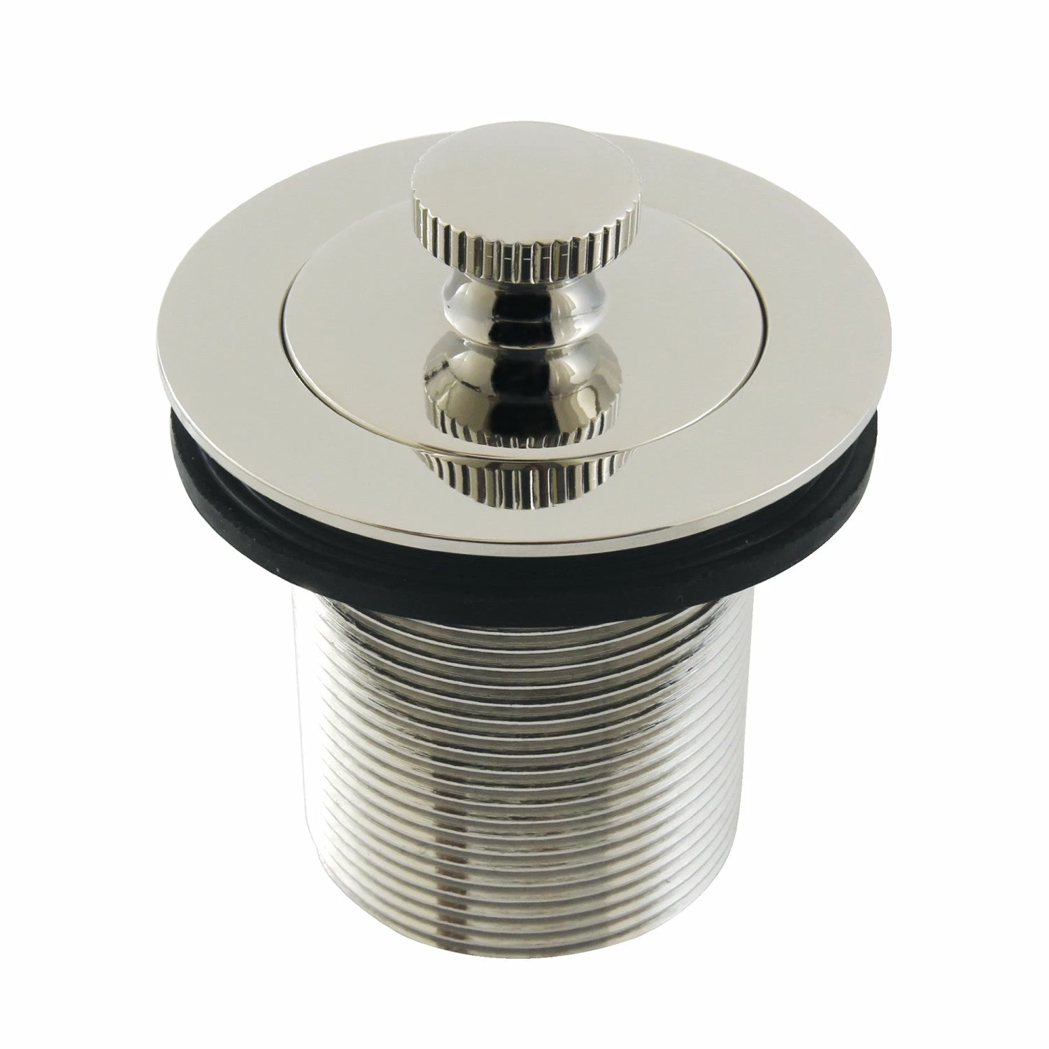 Made To Match DLT20PN 1-1/2-Inch Lift And Turn Tub Drain With 2-Inch Body Thread, Polished Nickel