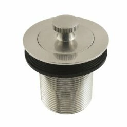 Made To Match DLT20SN 1-1/2-Inch Lift And Turn Tub Drain With 2-Inch Body Thread, Brushed Nickel