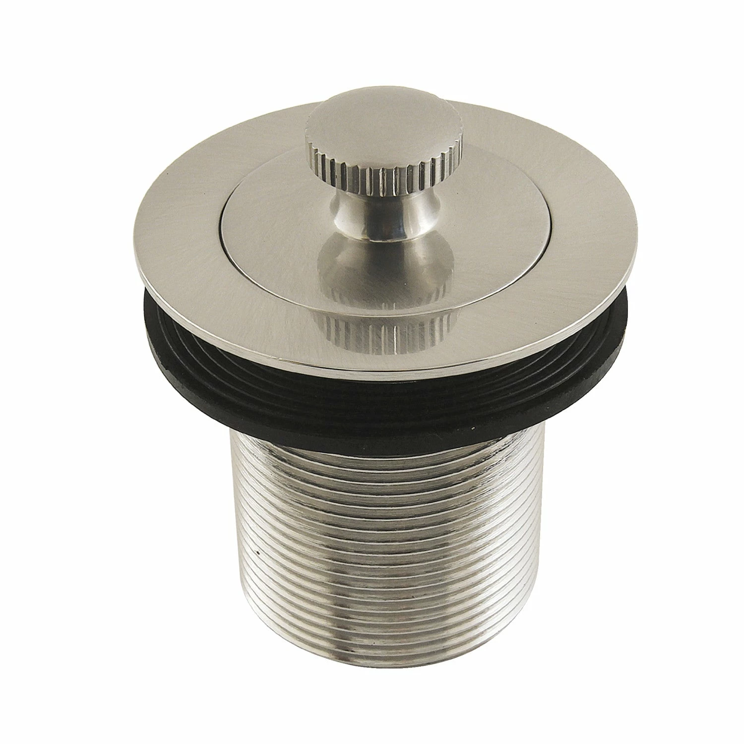 Made To Match DLT20SN 1-1/2-Inch Lift And Turn Tub Drain With 2-Inch Body Thread, Brushed Nickel