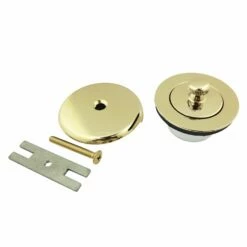 Trimscape DLT5301A2 Zinc Alloy Lift And Turn Tub Drain Conversion Kit, Polished Brass