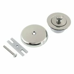 Trimscape DLT5301A6 Zinc Alloy Lift And Turn Tub Drain Conversion Kit, Polished Nickel