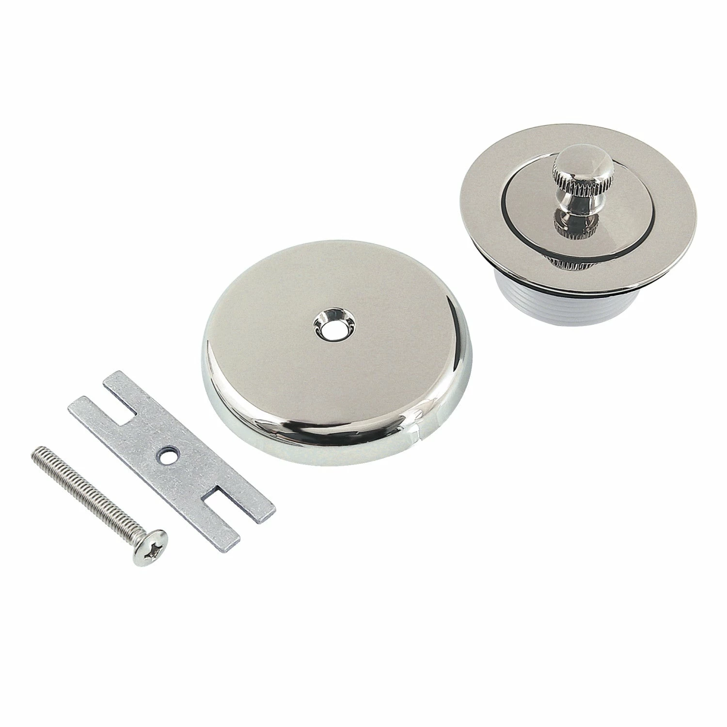 Trimscape DLT5301A6 Zinc Alloy Lift And Turn Tub Drain Conversion Kit, Polished Nickel
