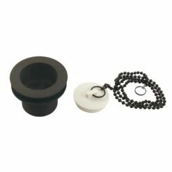 Made To Match DSP15ORB 1-1/2-Inch Chain And Stopper Tub Drain With 1-1/2-Inch Body Thread, Oil Rubbed Bronze