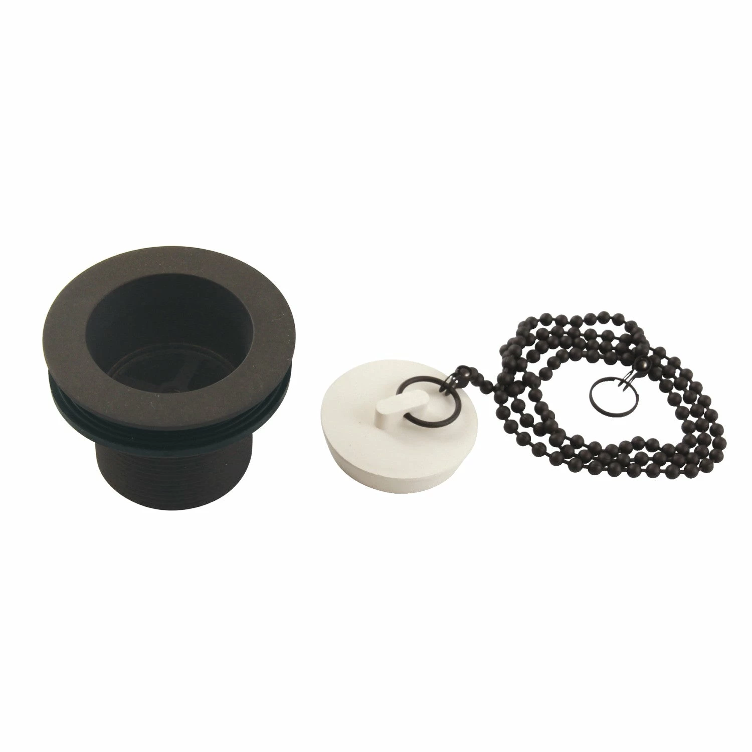 Made To Match DSP15ORB 1-1/2-Inch Chain And Stopper Tub Drain With 1-1/2-Inch Body Thread, Oil Rubbed Bronze