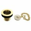 Made To Match DSP15PB 1-1/2-Inch Chain And Stopper Tub Drain With 1-1/2-Inch Body Thread, Polished Brass