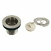 Made To Match DSP15SN 1-1/2-Inch Chain And Stopper Tub Drain With 1-1/2-Inch Body Thread, Brushed Nickel