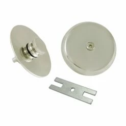 Trimscape DTL5303A6 Zinc Alloy Lift And Turn Tub Drain Replacement Trim Kit, Polished Nickel