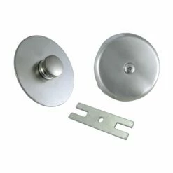 Trimscape DTL5303A8 Zinc Alloy Lift And Turn Tub Drain Replacement Trim Kit, Brushed Nickel