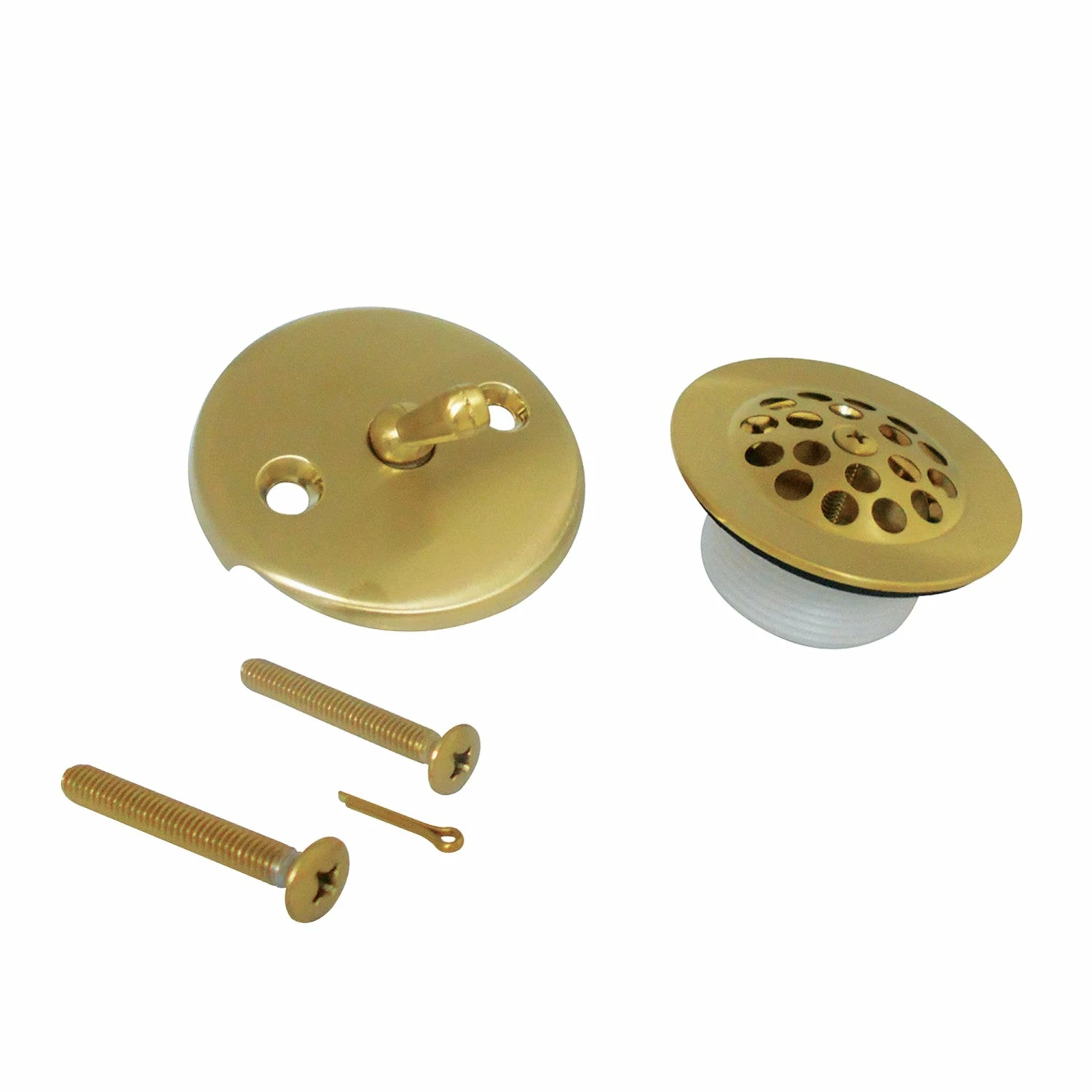 Trimscape DTL5305A7 Zinc Alloy Trip Lever Tub Drain Conversion Kit, Brushed Brass