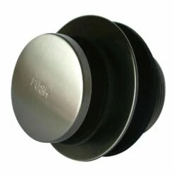 Made To Match DTT208 Brass Toe Touch Tub Drain, Brushed Nickel