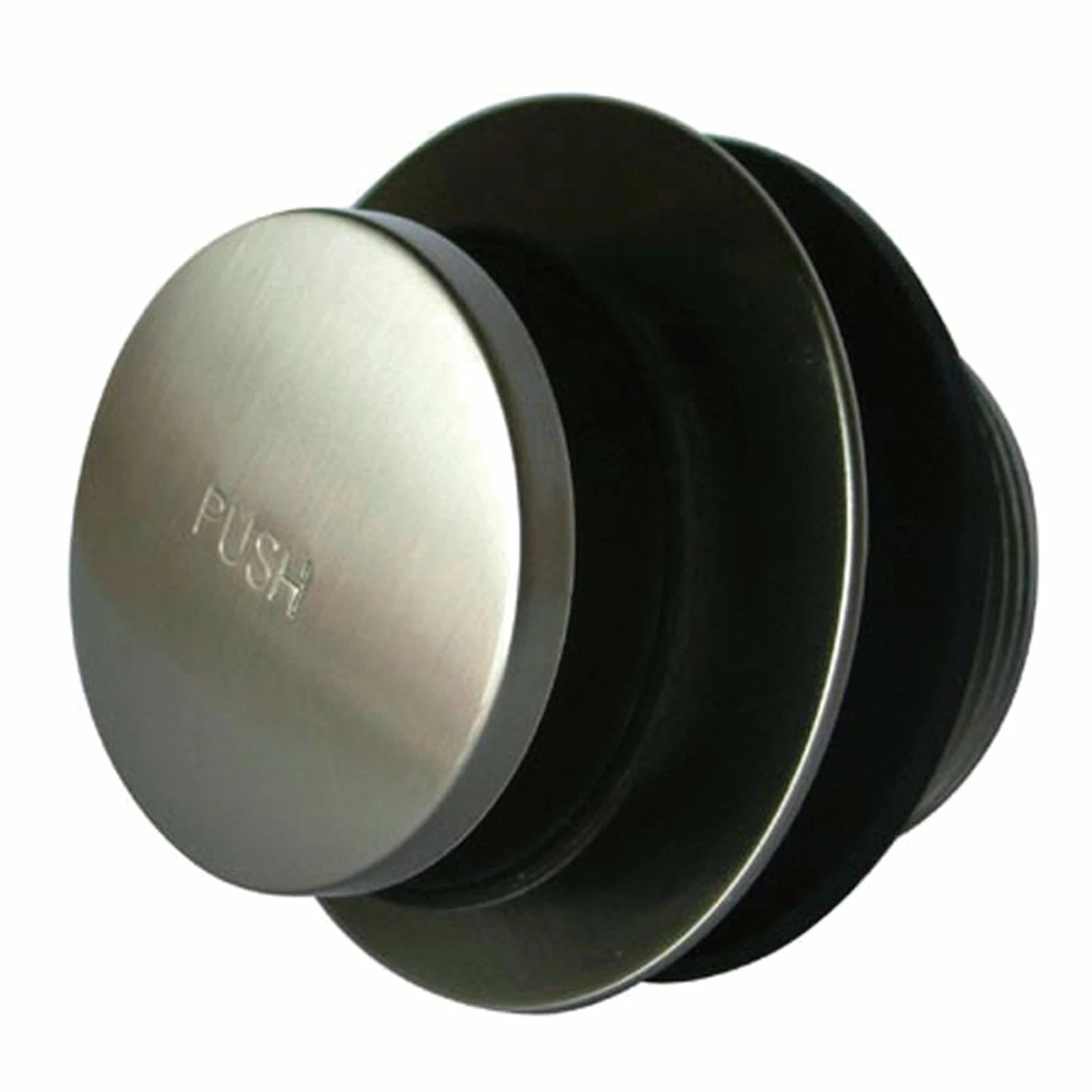 Made To Match DTT208 Brass Toe Touch Tub Drain, Brushed Nickel