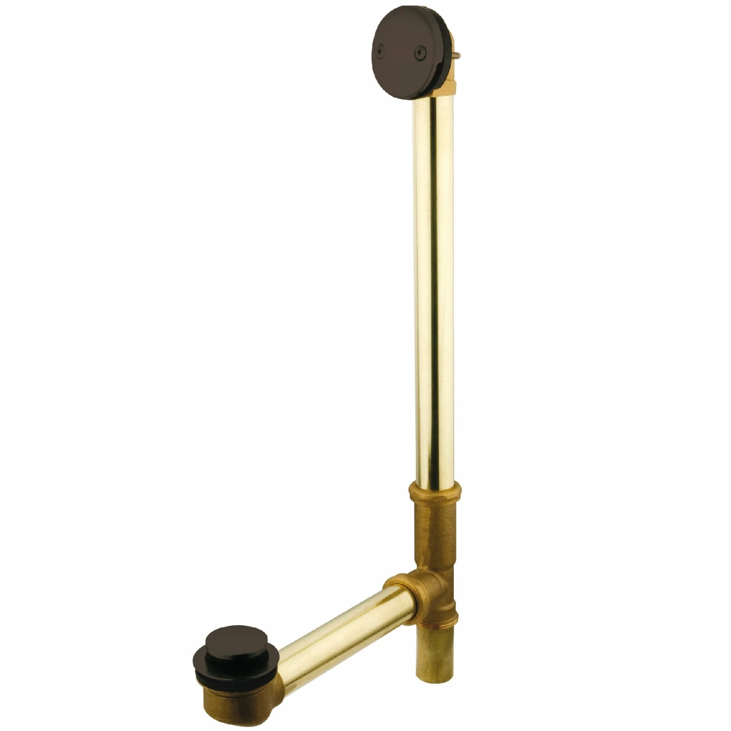 Made To Match DTT2185 23-Inch Brass Toe Touch Tub Waste And Overflow, Oil Rubbed Bronze