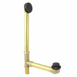 Made To Match DTT2205 25-Inch Brass Toe Touch Tub Waste And Overflow, Oil Rubbed Bronze