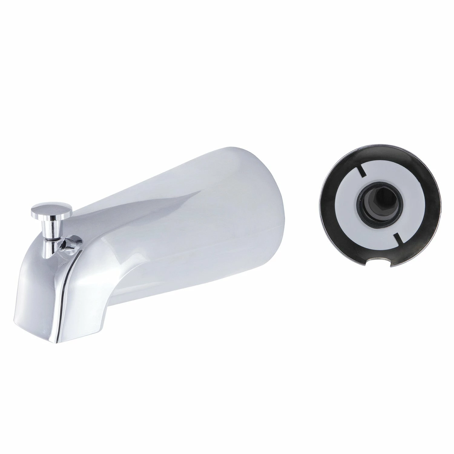 Shower Scape K1213A1 5-1/4 Inch Diverter Tub Spout, Polished Chrome - Image 2