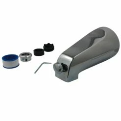 Shower Scape K1288A1 5-1/8 Inch Universal Diverter Tub Spout, Polished Chrome