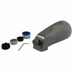 Shower Scape K1288A8 5-1/8 Inch Universal Diverter Tub Spout, Brushed Nickel