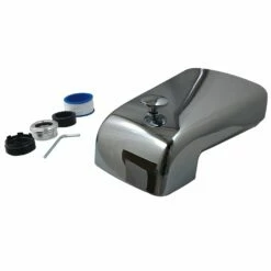 Shower Scape K1293A1 6-Inch Universal Diverter Tub Spout, Polished Chrome