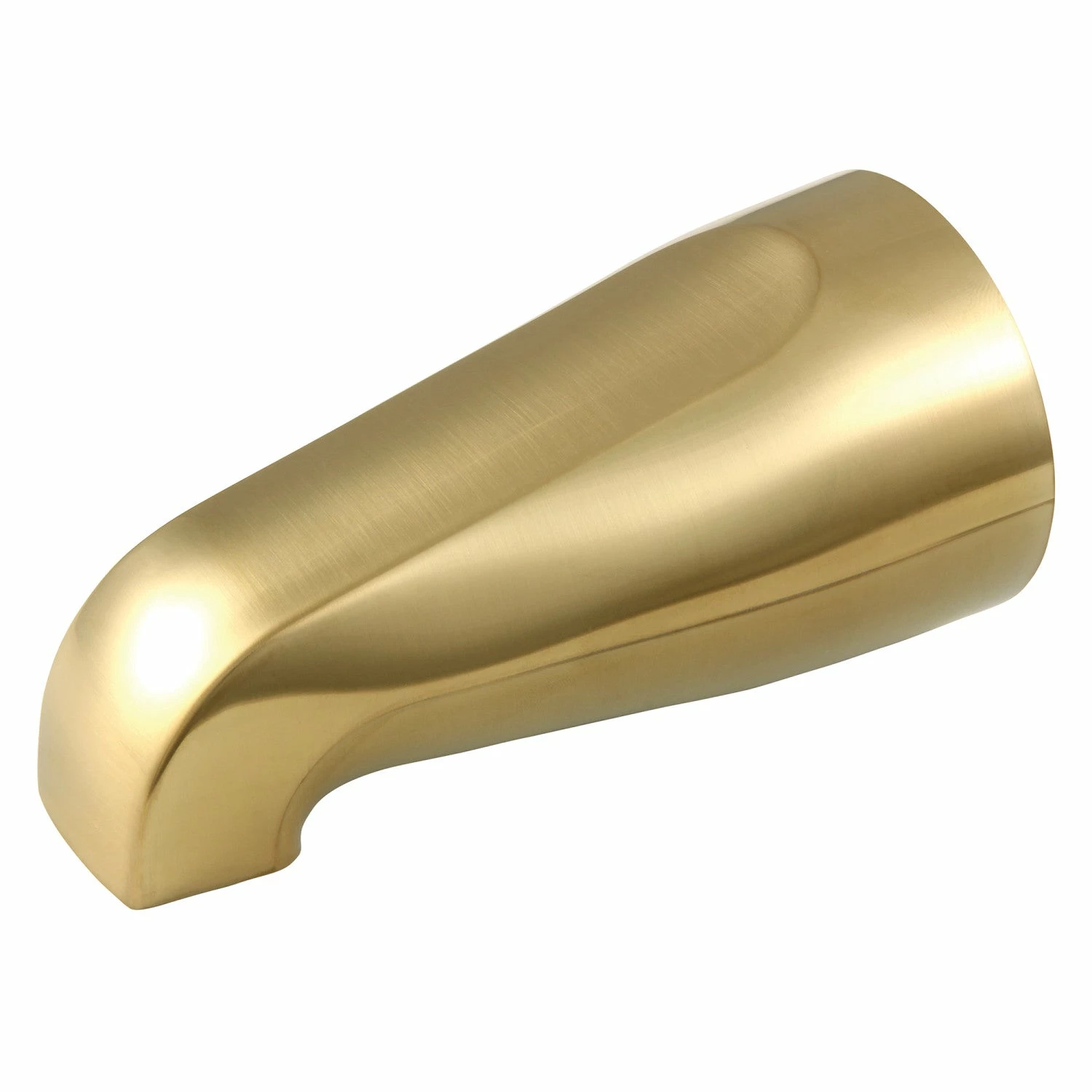 Shower Scape K187A7SB 5-1/8 Inch Non-Diverter Tub Spout, Brushed Brass