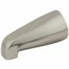 Shower Scape K187A8 5-1/8 Inch Non-Diverter Tub Spout, Brushed Nickel