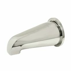 Shower Scape K187E6 5-Inch Non-Diverter Tub Spout With Flange, Polished Nickel