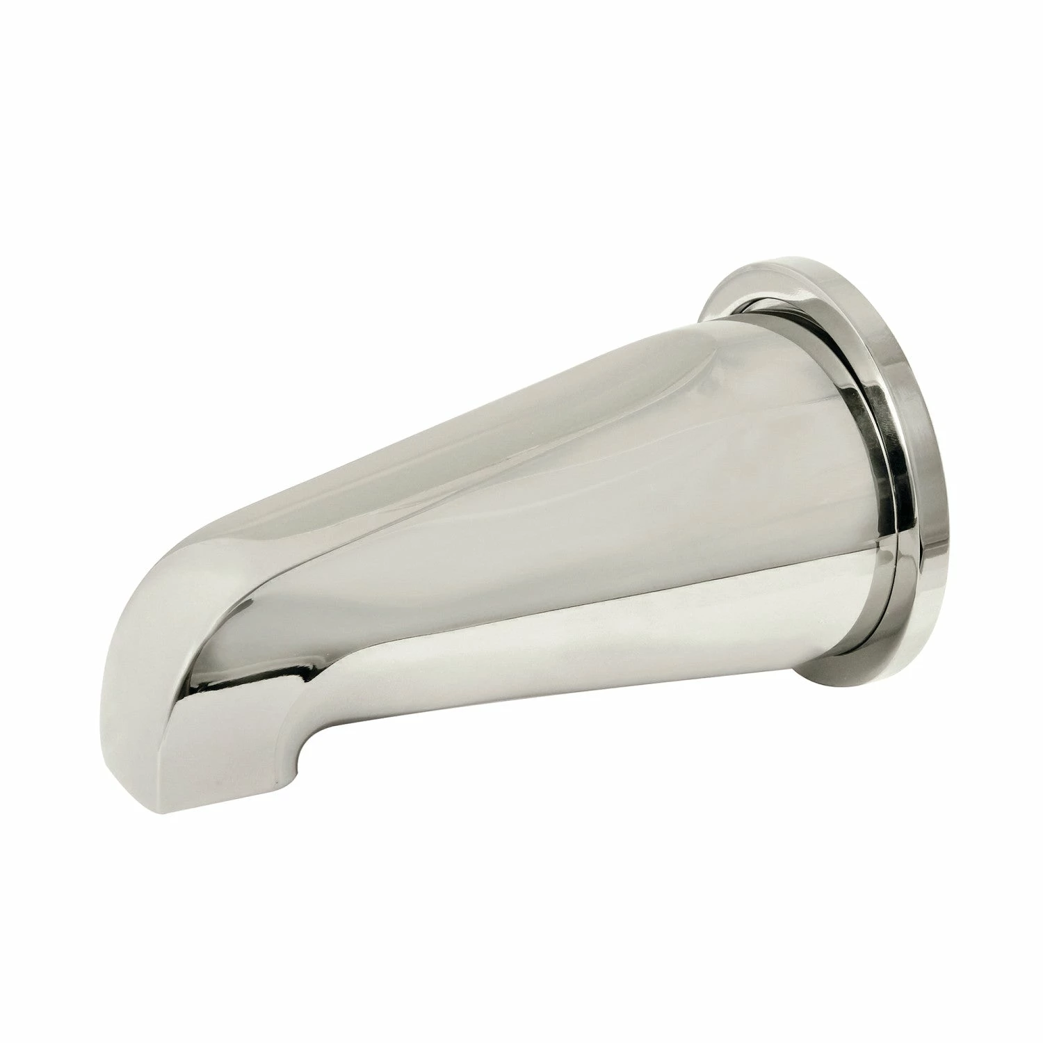 Shower Scape K187E6 5-Inch Non-Diverter Tub Spout With Flange, Polished Nickel