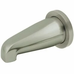 Shower Scape K187E8 5-Inch Non-Diverter Tub Spout With Flange, Brushed Nickel
