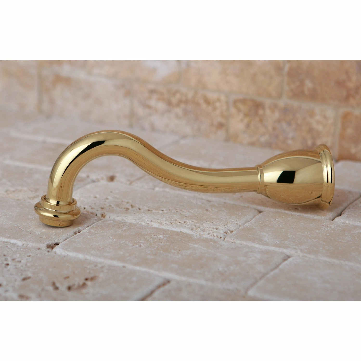 Shower Scape K1887A2 8-Inch Non-Diverter Tub Spout, Polished Brass - Image 2