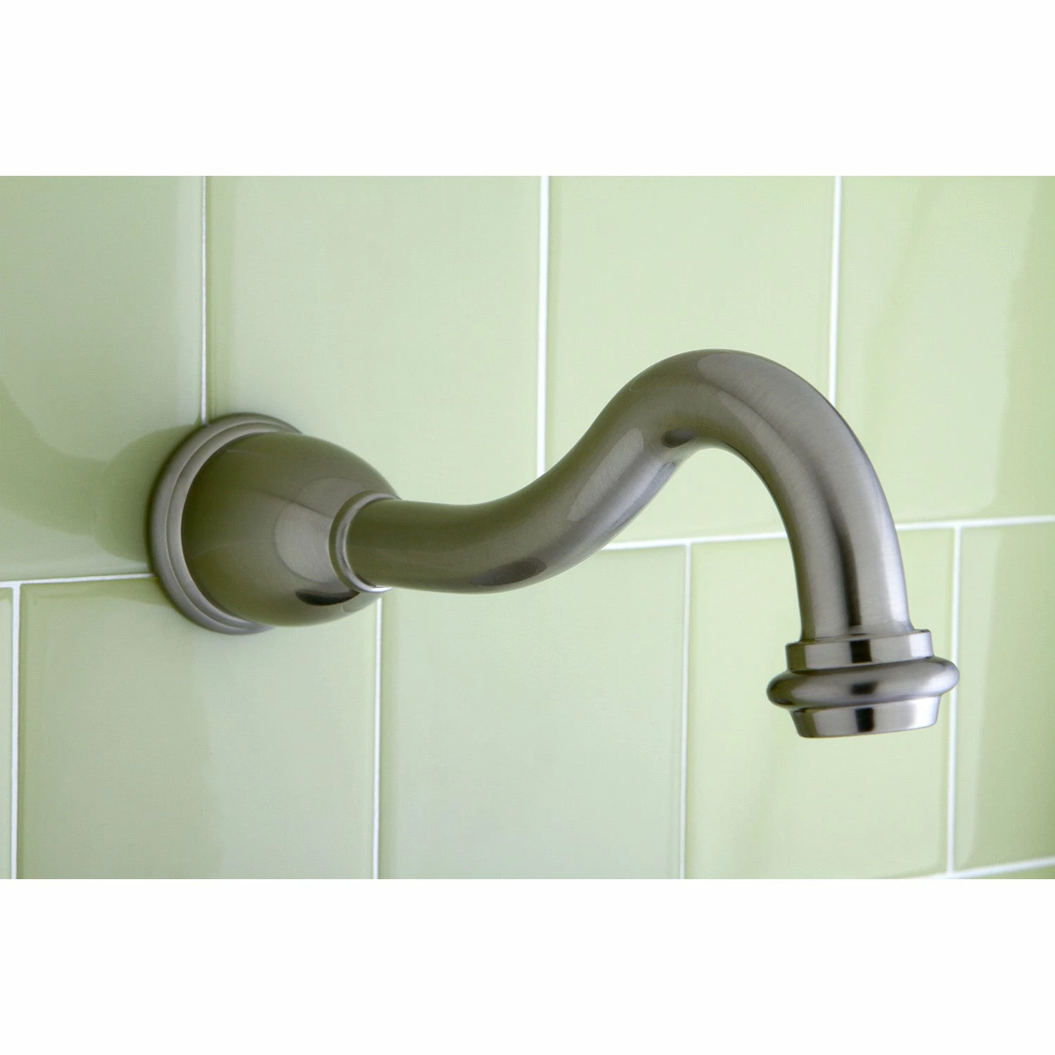 Shower Scape K1887A8 8-Inch Non-Diverter Tub Spout, Brushed Nickel - Image 2