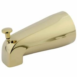 Shower Scape K188A2 5-1/4 Inch Diverter Tub Spout, Polished Brass