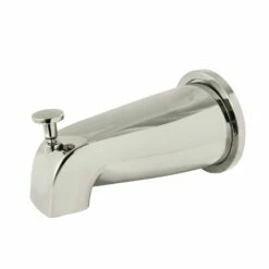 Shower Scape K188E6 5-1/2 Inch Diverter Tub Spout, Polished Nickel