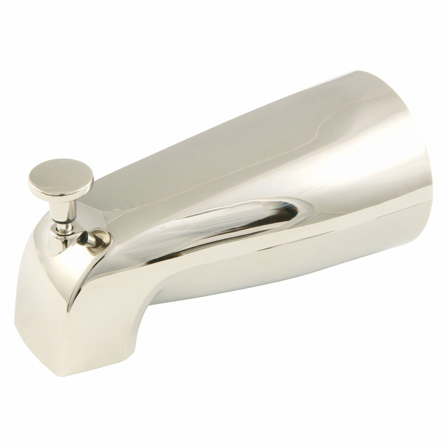Shower Scape K189A6 5-1/4 Inch Diverter Tub Spout, Polished Nickel