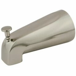 Shower Scape K189A8 5-1/4 Inch Diverter Tub Spout, Brushed Nickel