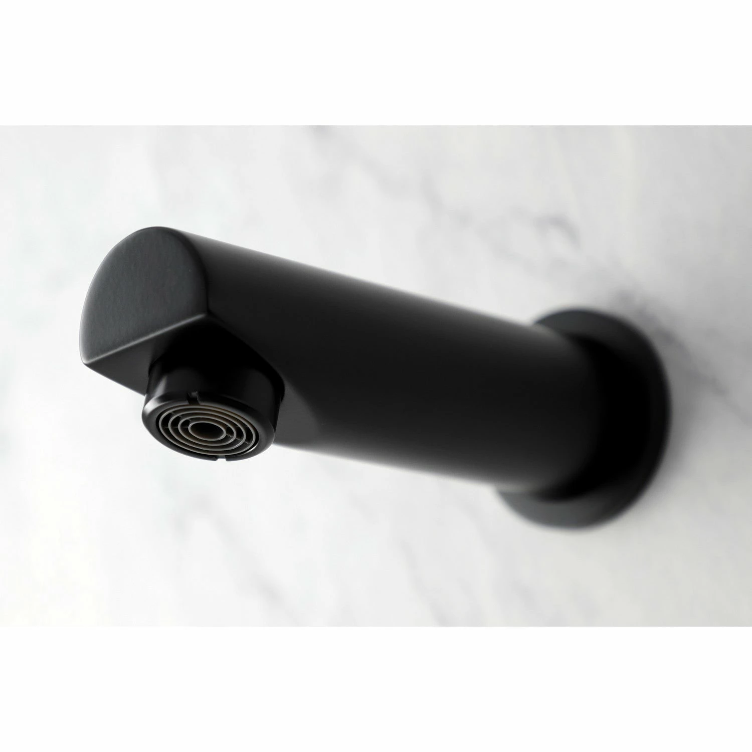 Shower Scape K8187A0 6-1/2 Inch Non-Diverter Tub Spout, Matte Black - Image 2