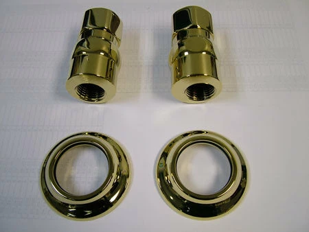 KSEL1242 Wall Mount Elbow, Polished Brass