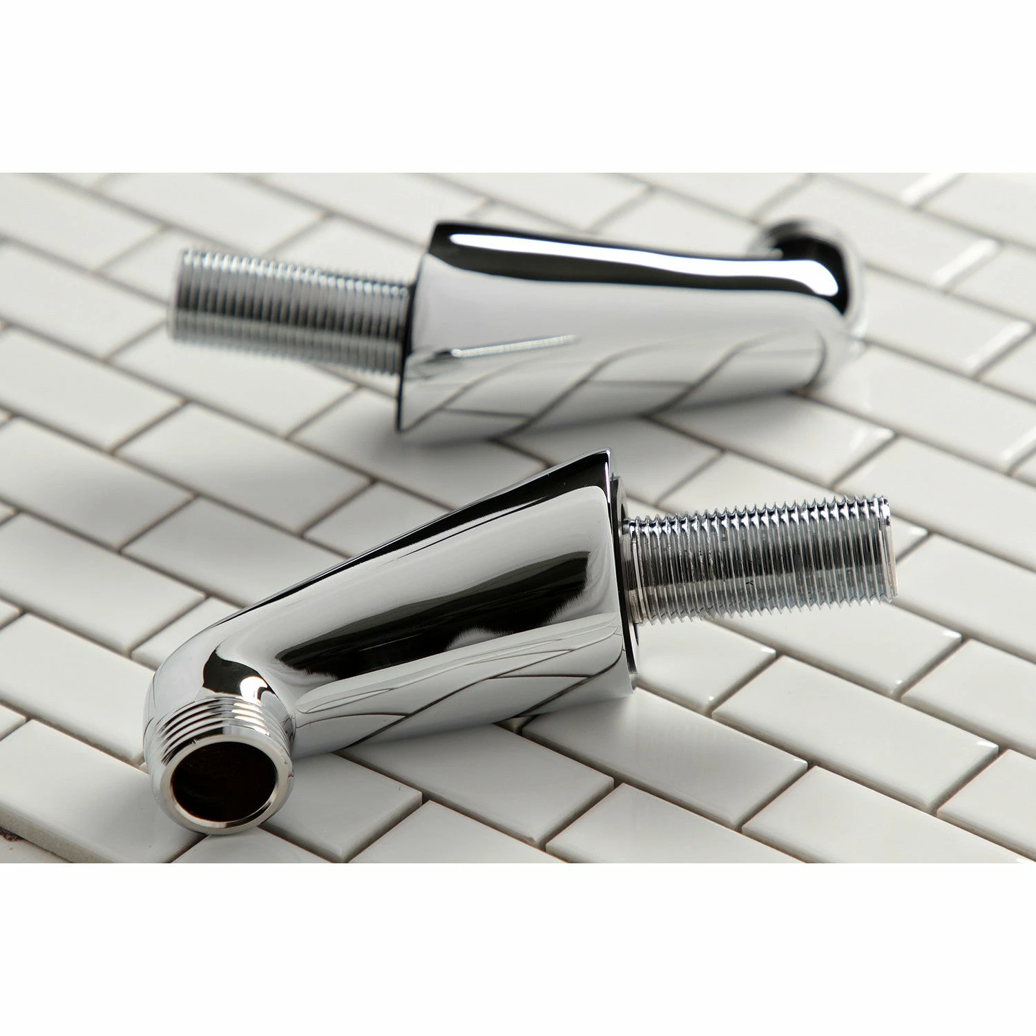 KSEL267C Brass Deck Mount Tub Faucet Riser (KS267C), Polished Chrome - Image 2