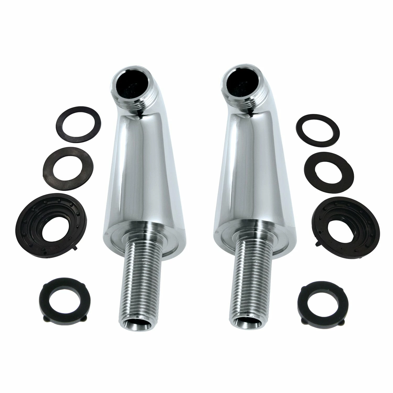 KSEL267C Brass Deck Mount Tub Faucet Riser (KS267C), Polished Chrome