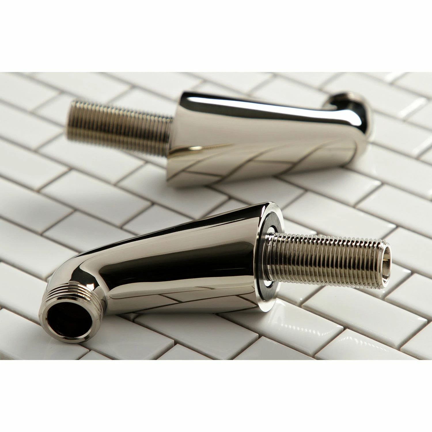 Vintage KSEL267PN Brass Deck Mount Tub Faucet Riser (KS267PN), Polished Nickel - Image 2