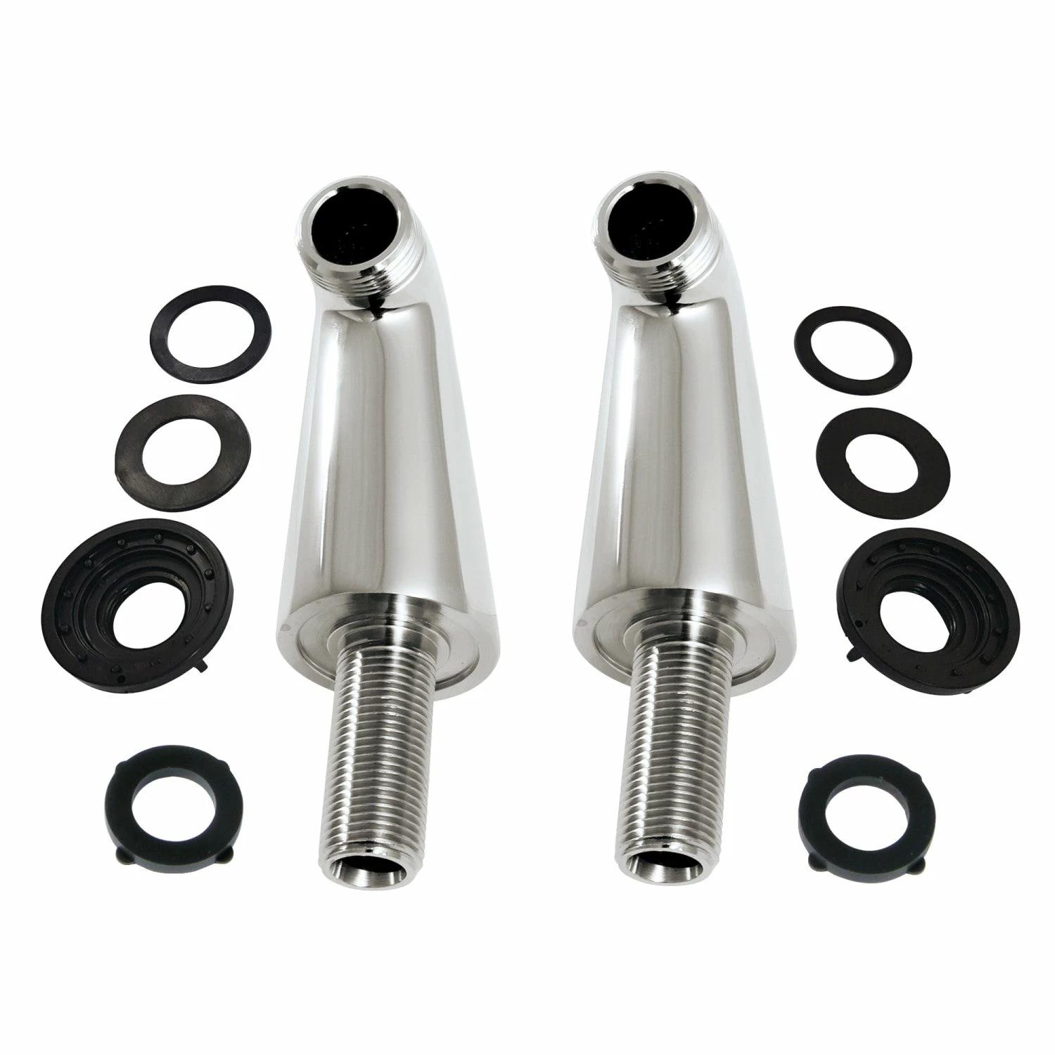 Vintage KSEL267PN Brass Deck Mount Tub Faucet Riser (KS267PN), Polished Nickel