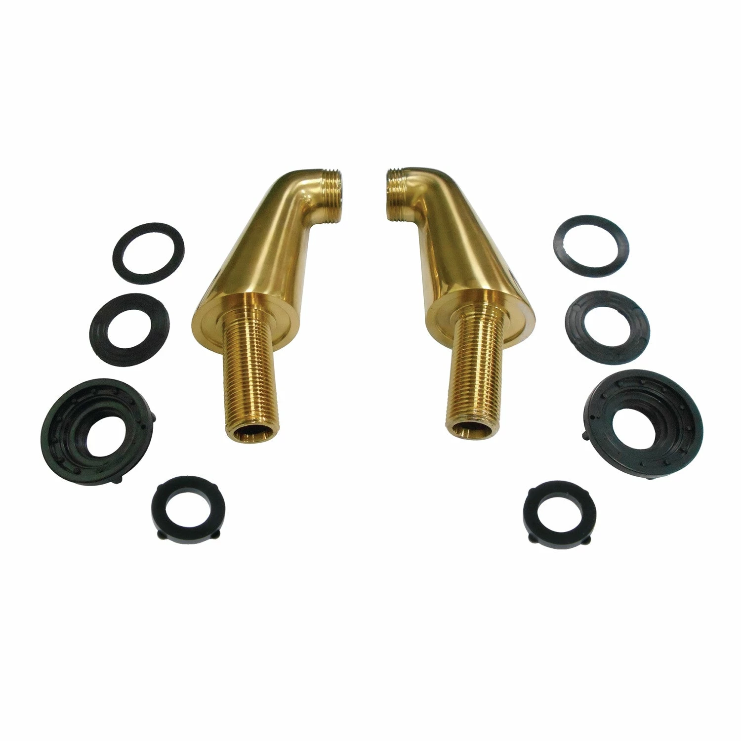 Vintage KSEL267SB Brass Deck Mount Tub Faucet Riser (KS267SB), Brushed Brass