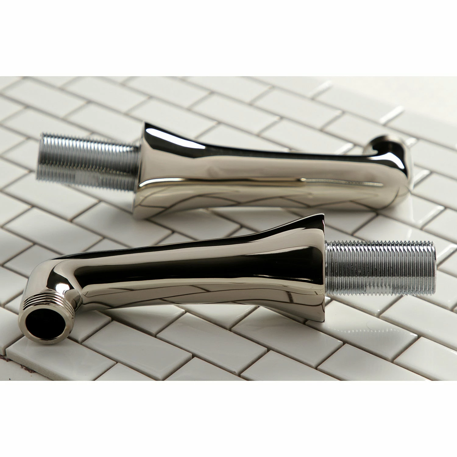 Vintage KSEL268PN Brass Deck Mount Tub Faucet Riser (KS268PN), Polished Nickel - Image 2