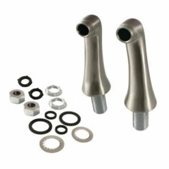 KSEL268SN Brass Deck Mount Tub Faucet Riser (KS268SN), Brushed Nickel