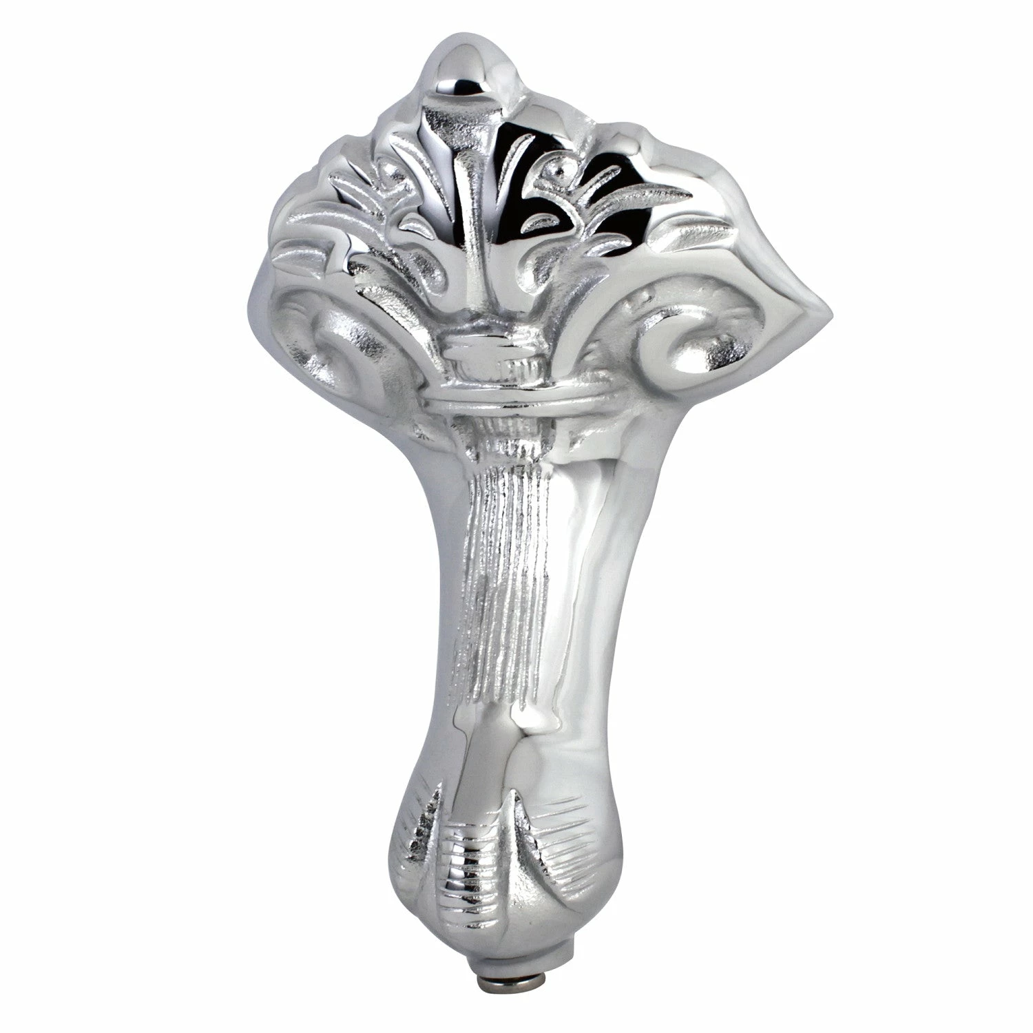 Aqua Eden NHVCTZB1 4-Piece (Set) Bourbon Brass Tub Feet, Polished Chrome