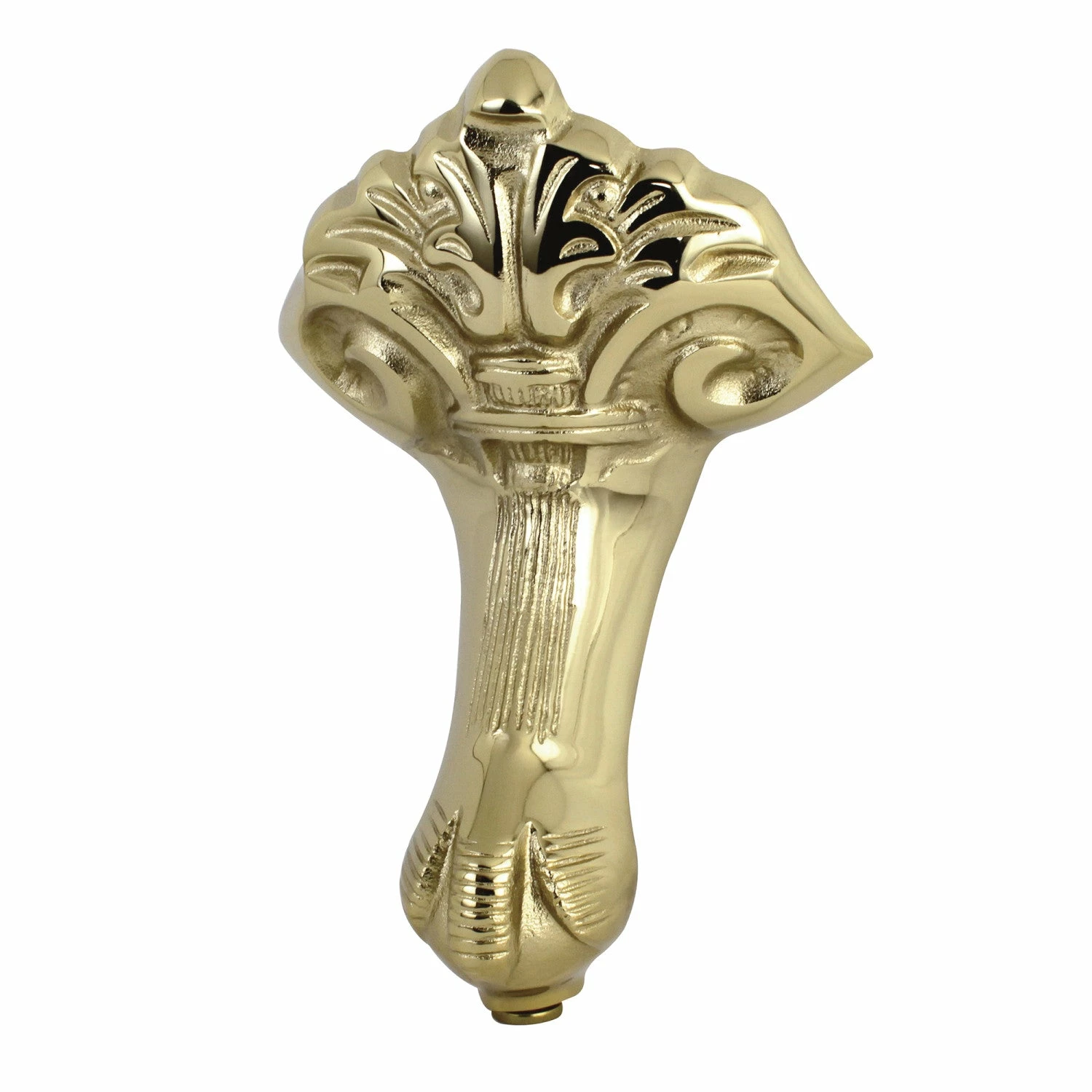 Aqua Eden NHVCTZB2 4-Piece (Set) Bourbon Brass Tub Feet, Polished Brass