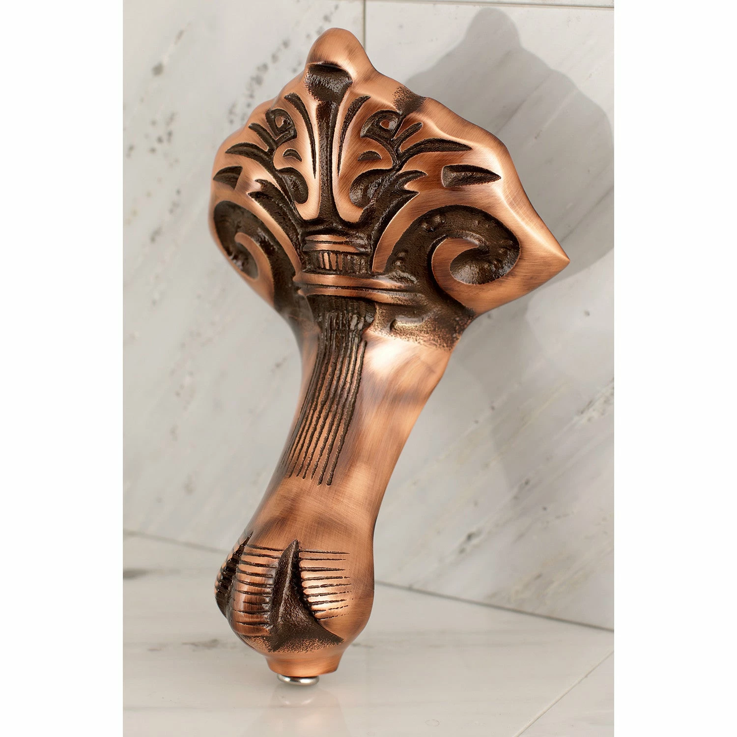 Aqua Eden NHVCTZB6 4-Piece (Set) Bourbon Brass Tub Feet, Naples Bronze - Image 2