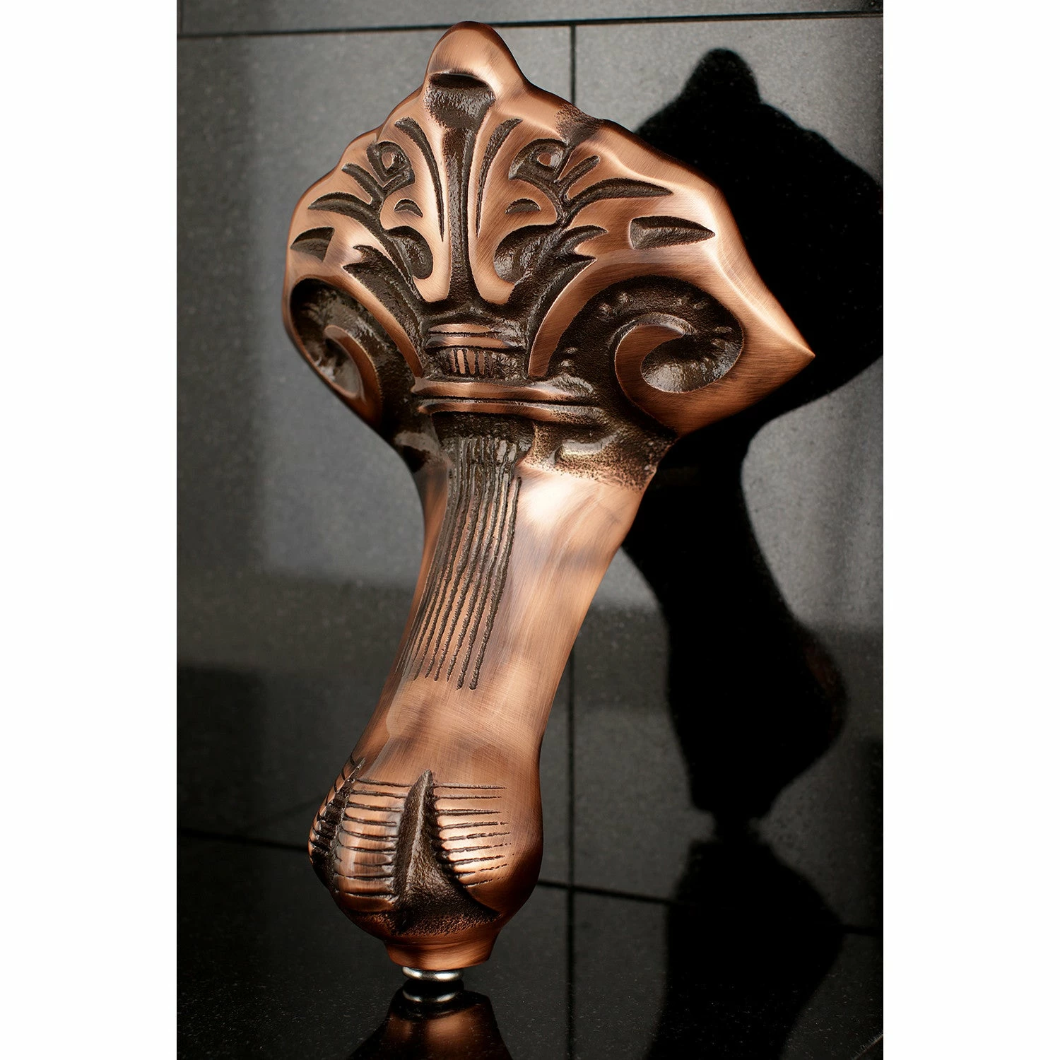 Aqua Eden NHVCTZB6 4-Piece (Set) Bourbon Brass Tub Feet, Naples Bronze - Image 3