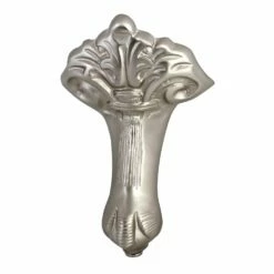 Aqua Eden NHVCTZB8 4-Piece (Set) Bourbon Brass Tub Feet, Brushed Nickel