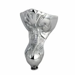 Aqua Eden NHVCTZT1 4-Piece (Set) Tudor Brass Tub Feet, Polished Chrome