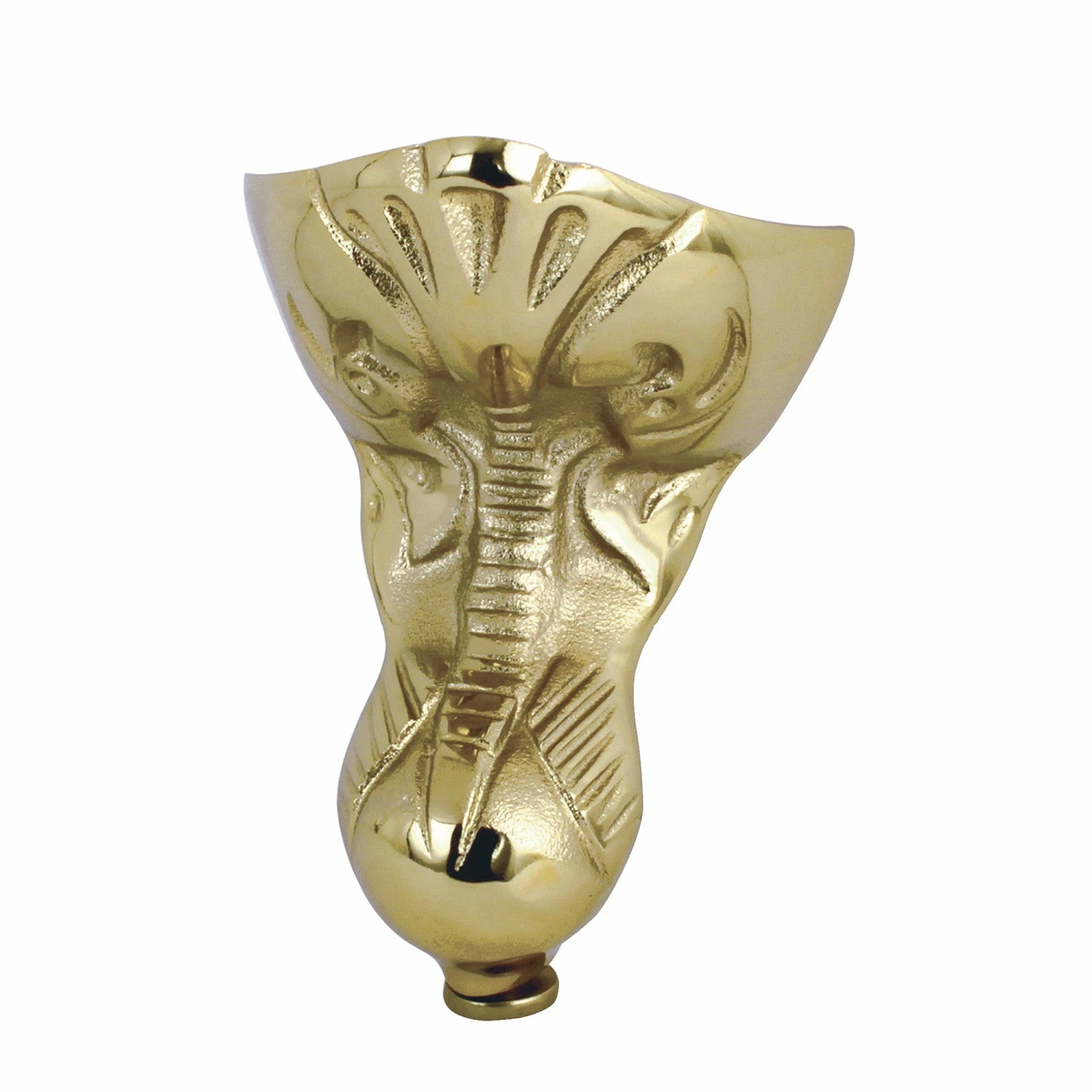 Aqua Eden NHVCTZT2 4-Piece (Set) Tudor Brass Tub Feet, Polished Brass