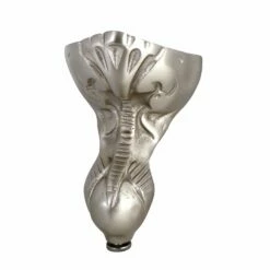 Aqua Eden NHVCTZT8 4-Piece (Set) Tudor Brass Tub Feet, Brushed Nickel